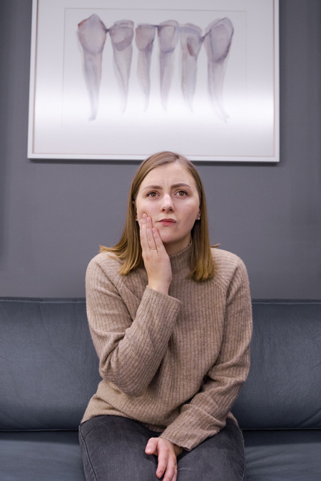 Toothache patient in Oklahoma City with tooth pain.